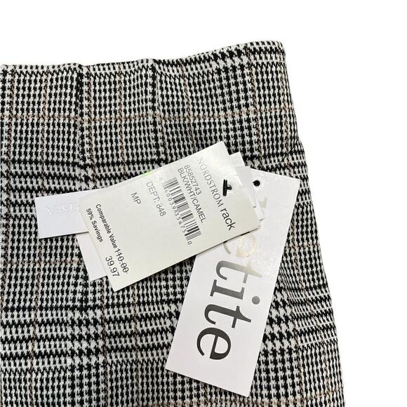 NWT AMANDA & CHELSEA houndstooth skirt size medium petite - Picture 5 of 8